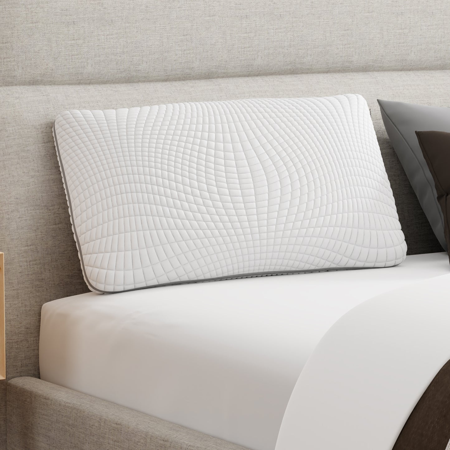 Bamboo Charcoal Infused Memory Foam Pillow