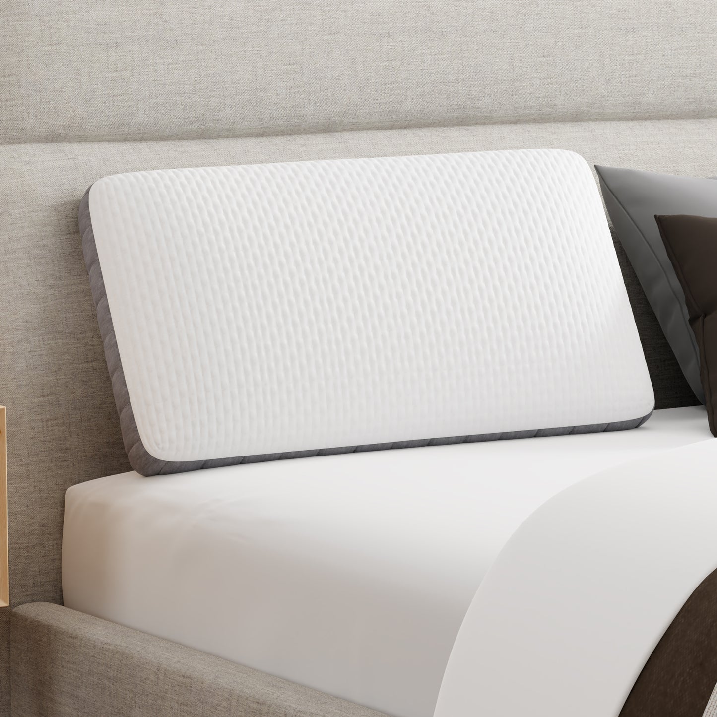 Bamboo Charcoal and Cooling Gel Memory Foam Pillow- 2 Sided Pillow