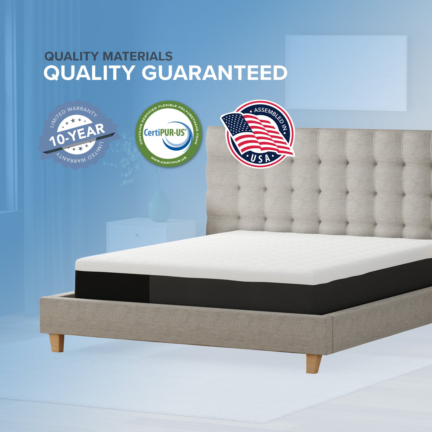 10” Essentials Medium Memory Foam Mattress