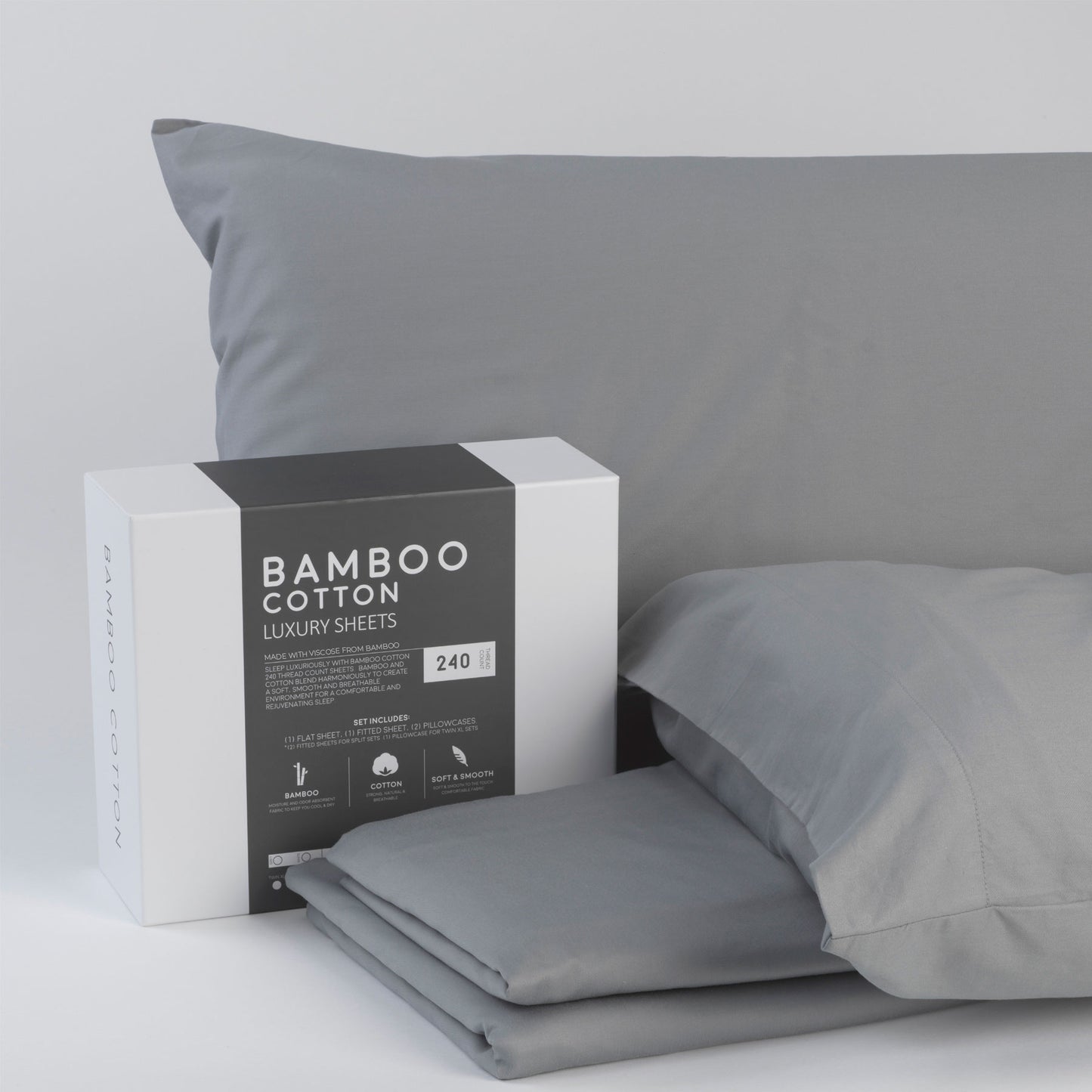 Bamboo Cotton Luxury Bed Sheets - Made with Viscose from Bamboo