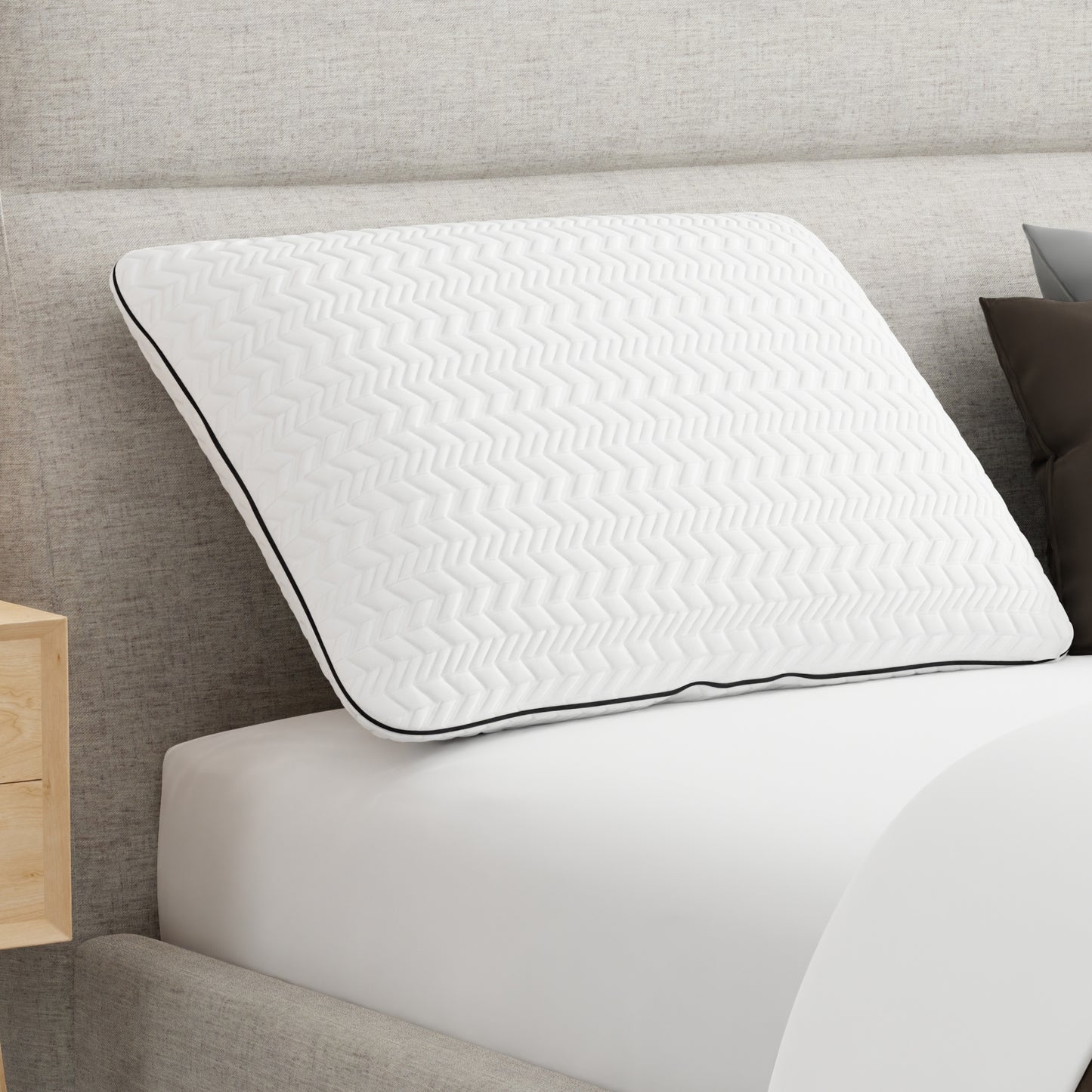 Reactive Shredded Memory Foam Pillow-Adjustable Loft Height