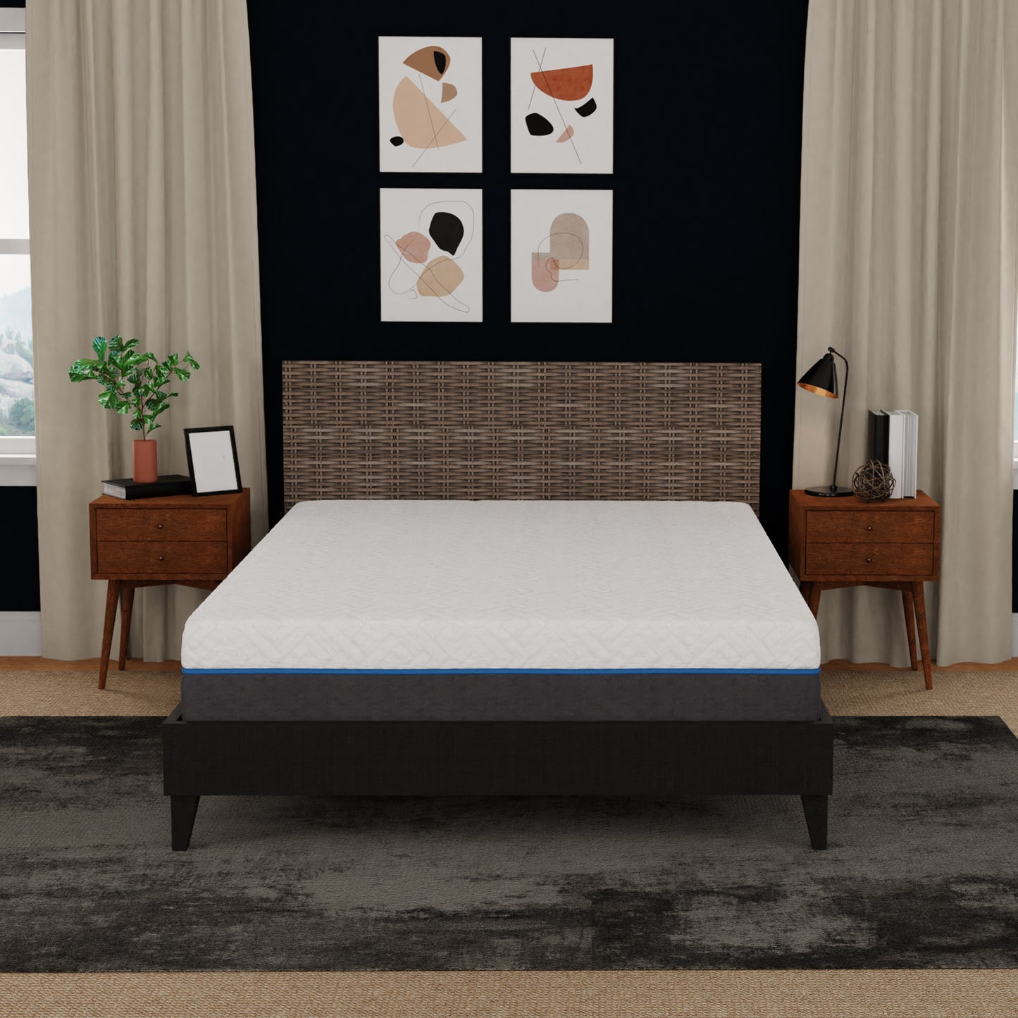 12" Gel Plush Memory Foam Mattress