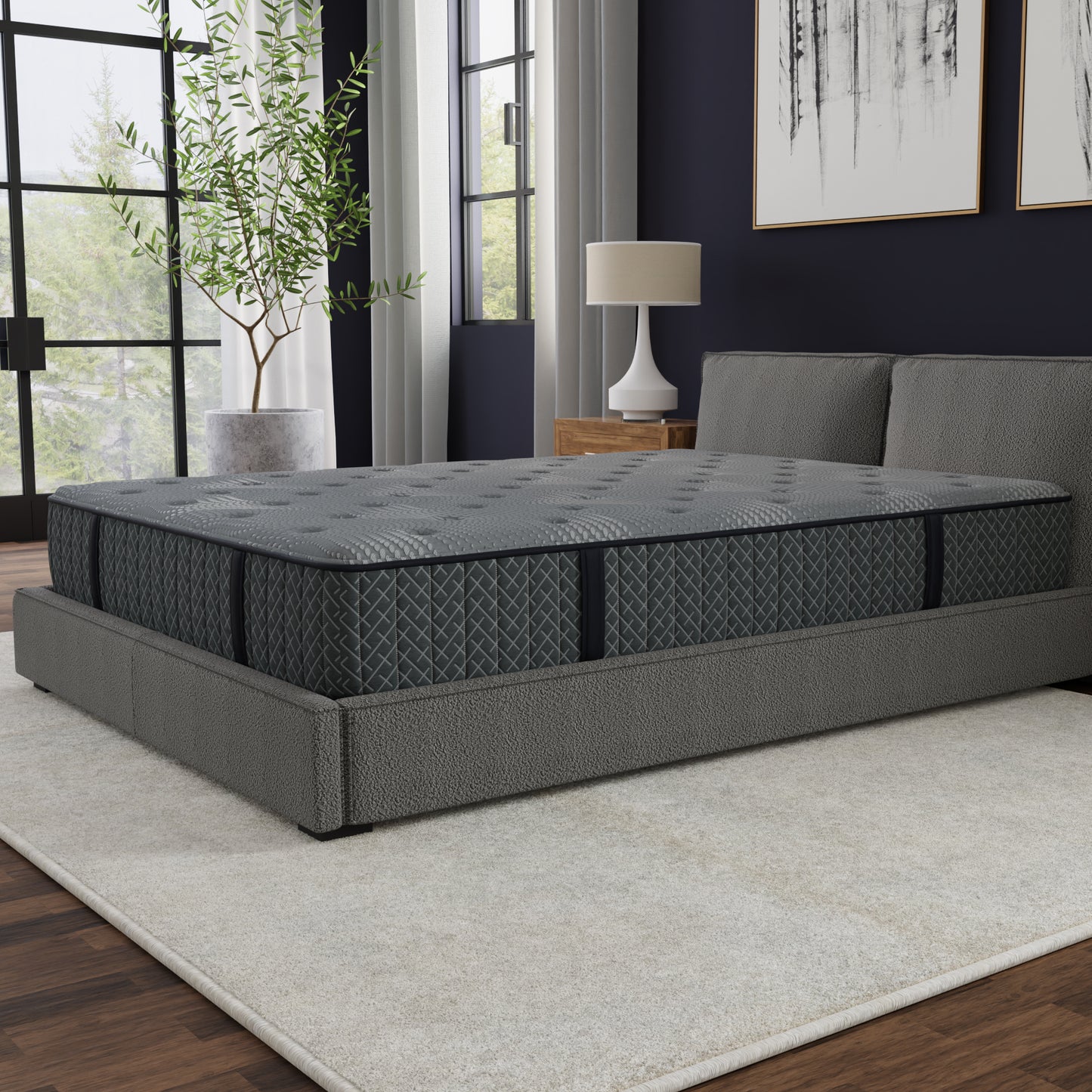 10” Allureluxe™ Hybrid Advanced with Lumi Bands™ - Medium-Firm