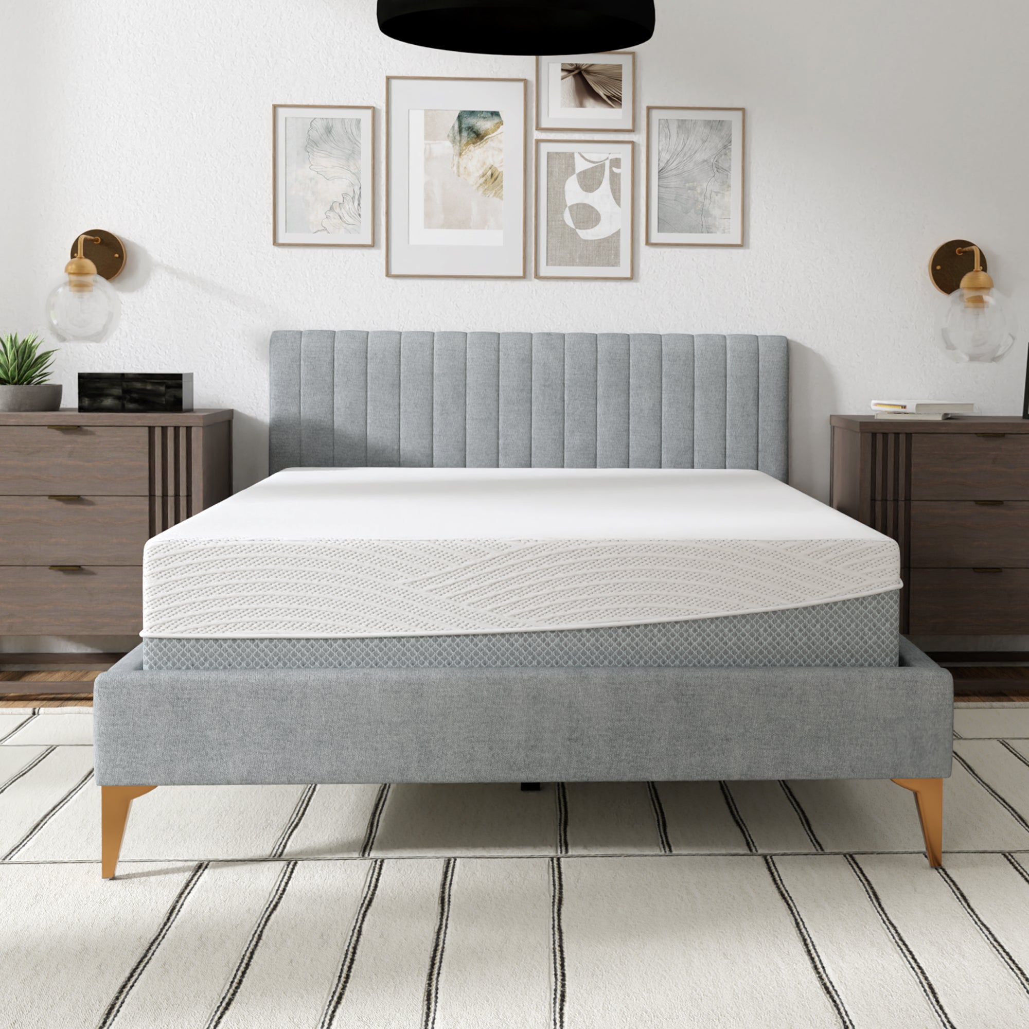 12” EcoCore Hybrid Deluxe - Medium Plush