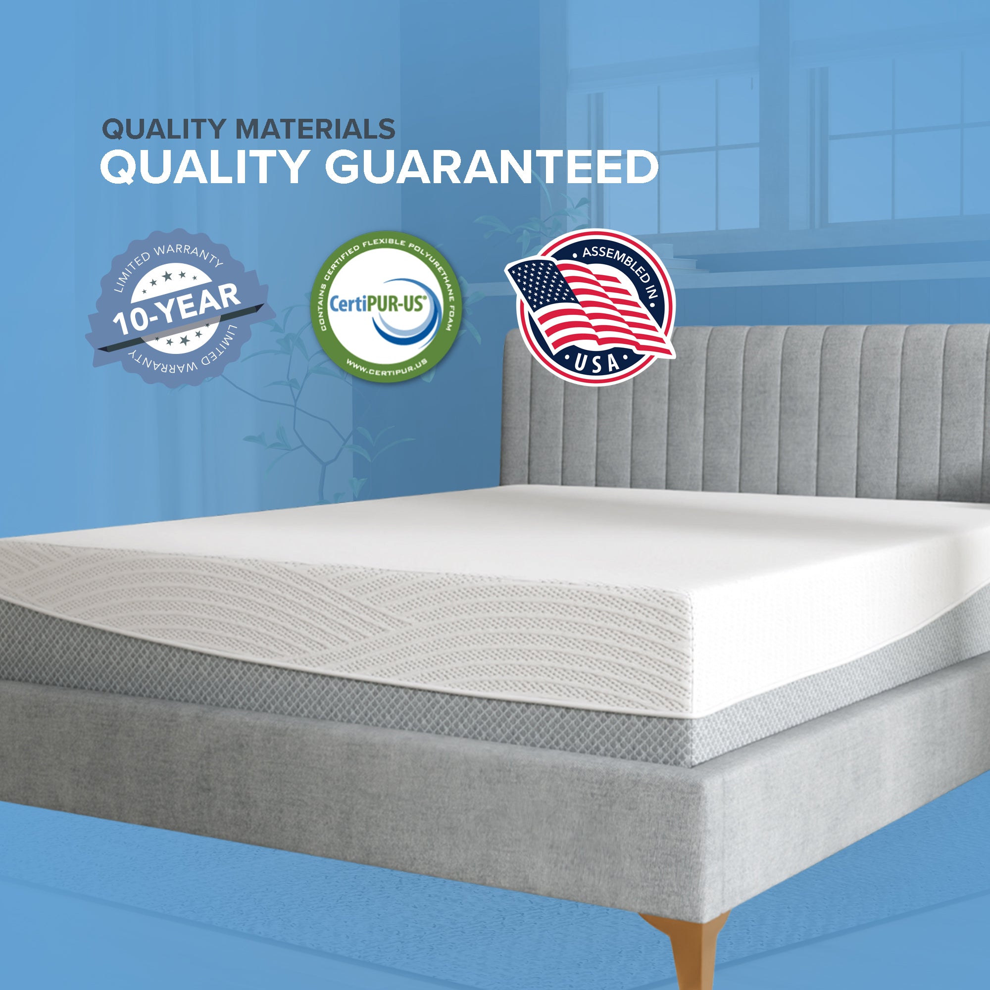 12” EcoCore Hybrid Deluxe - Medium Plush – South Bay International