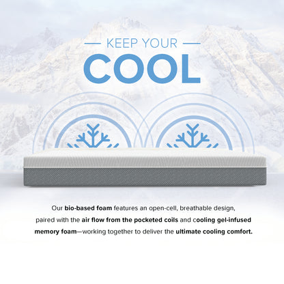 10” EcoCore Hybrid Premium - Medium Firm