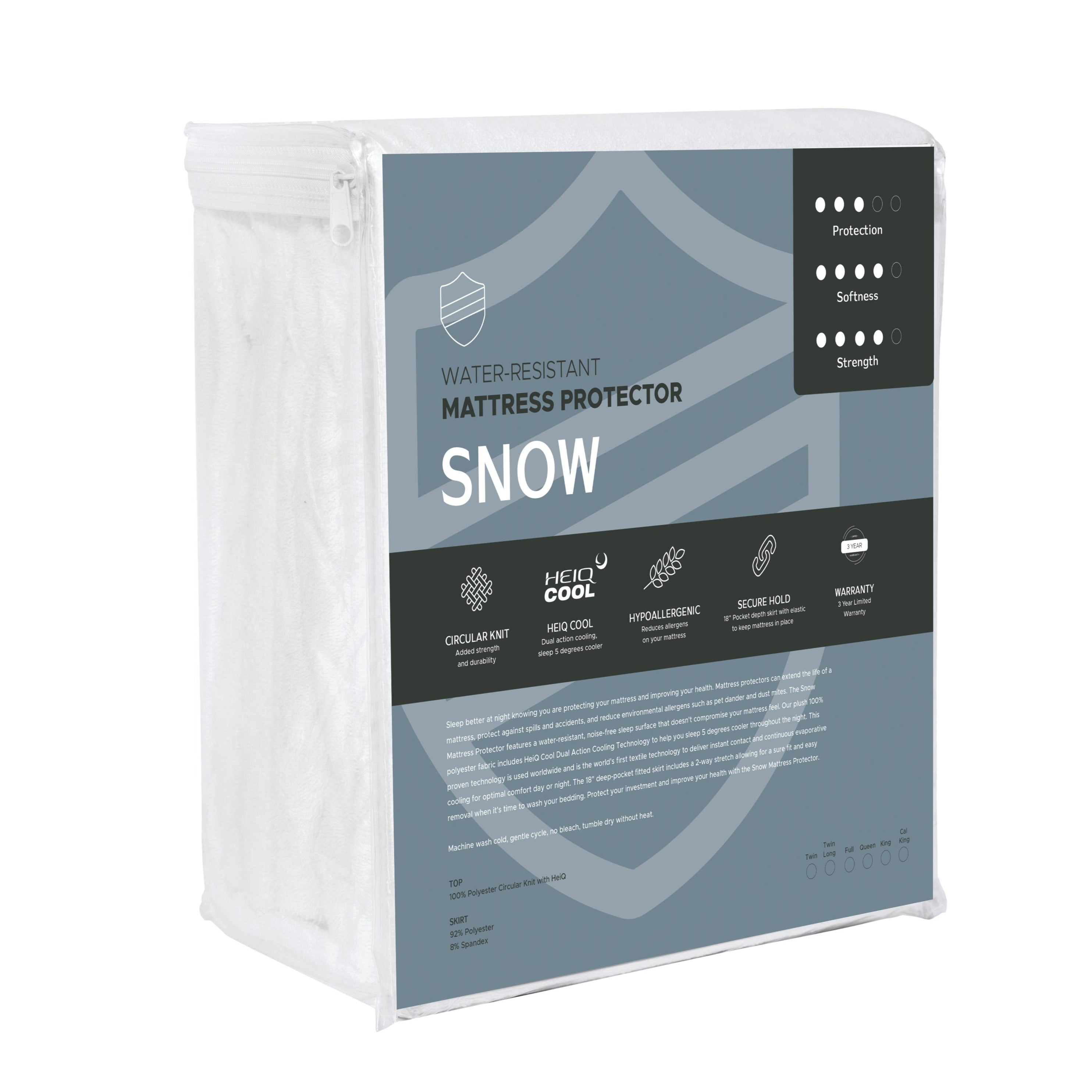 Snow Matressing Snow Mattress Protector – South Bay International